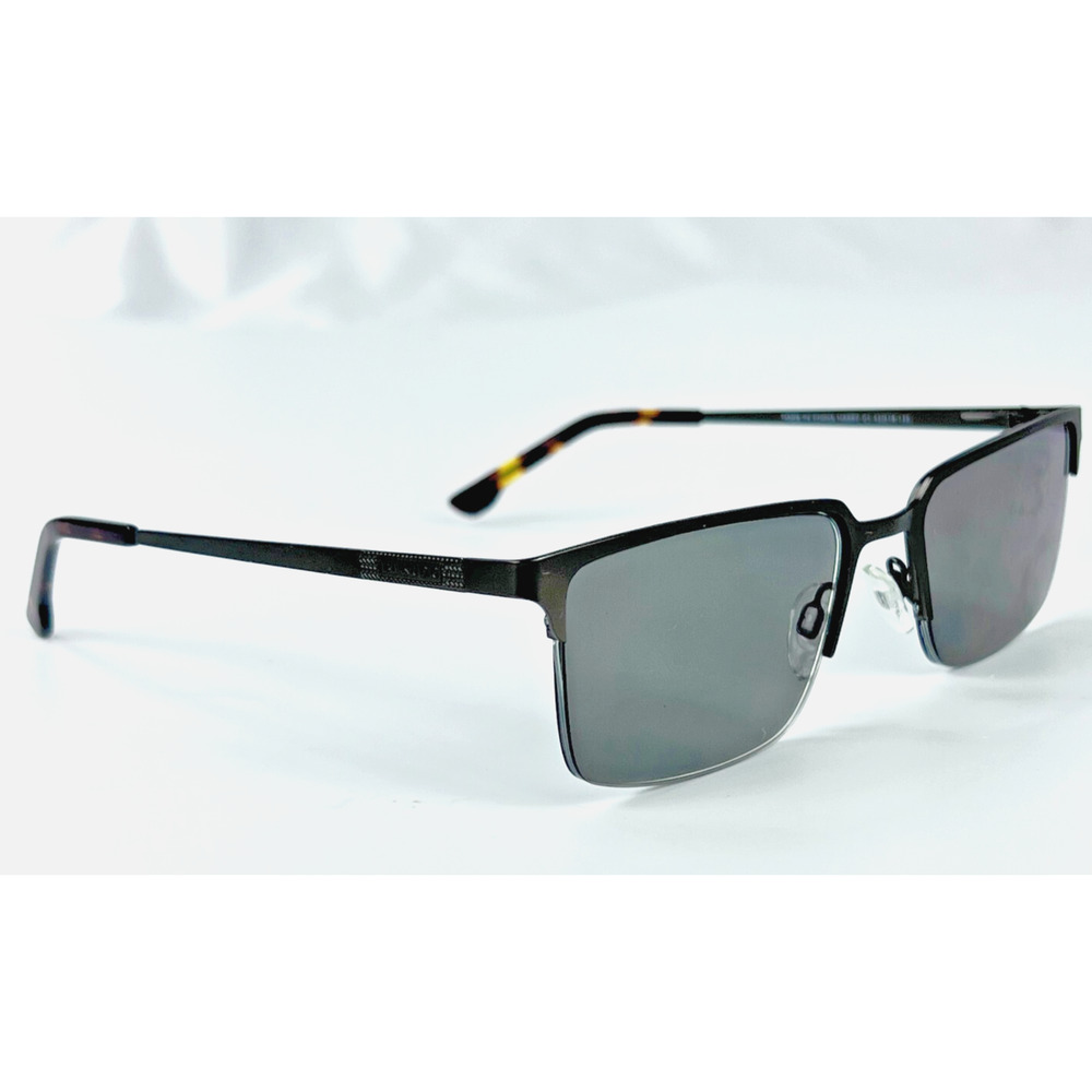 Jai Kudo "Harry" Metal Half Rim 52-18-135 Gunmetal Gray Eyeglasses FRAMES ONLY